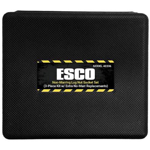 ESCO 40306 Impact Socket Set (3-Piece), Extra Deep Wheel Protector, 1/2 in. Drive