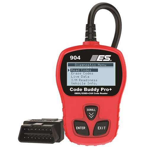 Electronic Specialties 904 Code Buddy+ - OBDII Code Scanner with Live Data