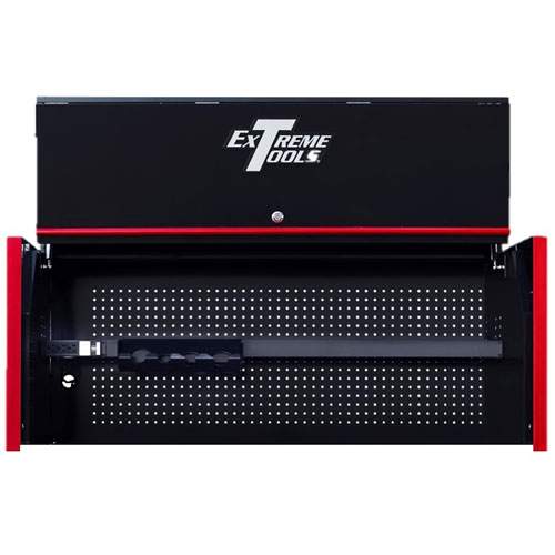 Extreme Tools RX552501HCBKRD 55 Inch RX Series Power Workstation Hutch, Black/Red