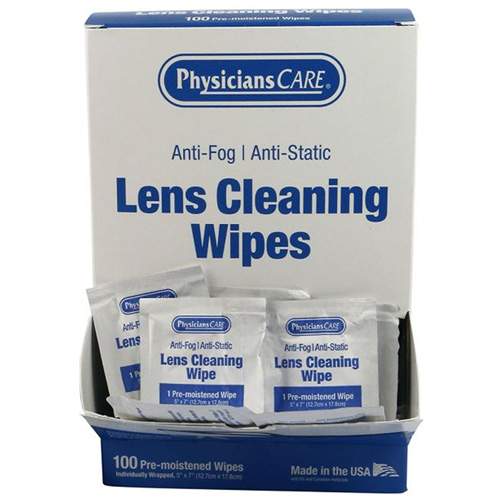 FIRST AID ONLY 91295 Lens Cleaning Wipes