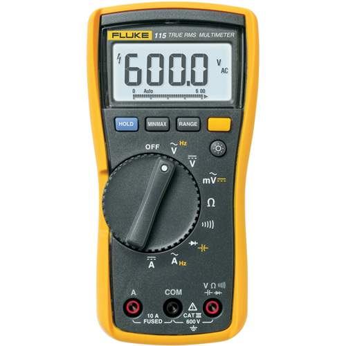 Fluke 115 115 Digital Multimeter, AC/DC Voltage, AC/DC Current