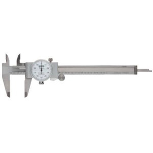 Fowler 52-008-706-0 6 Inch Shockproof Dial Caliper - White