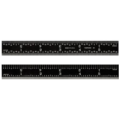 6/" RIGID STEEL BLACK RULE R4 FOWLER #52-337-006 NN0361