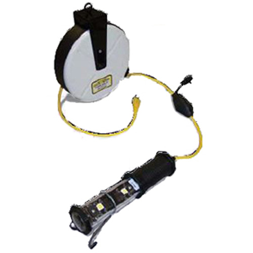 General Manufacturing 1935-8006V Stubby II LED Cord Reel With End Light And Tool Tap