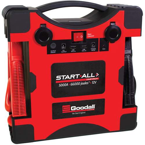 Goodall JP-12-5000 12V Start-All Jump-Pack&reg;, 5000 Amps, 12 Volt
