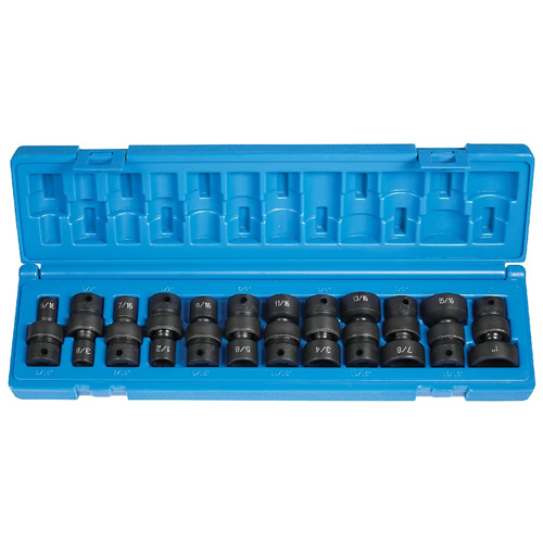 Grey Pneumatic 1212U 3/8" Drive Universal Impact Socket Set