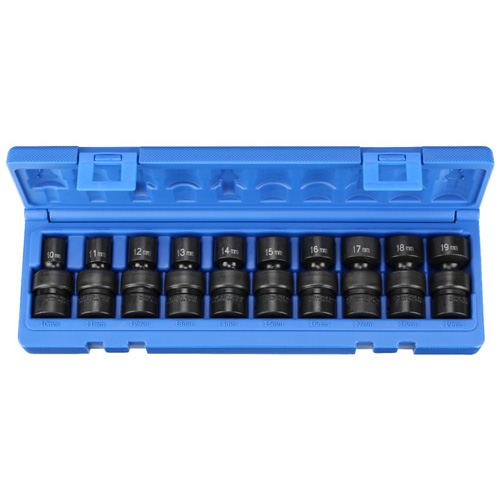 Grey Pneumatic 1210UM 3/8" Universal Metric Impact Socket Set