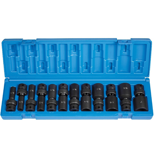 Grey Pneumatic 1212UD 3/8" Drive Deep Universal Impact Socket Set