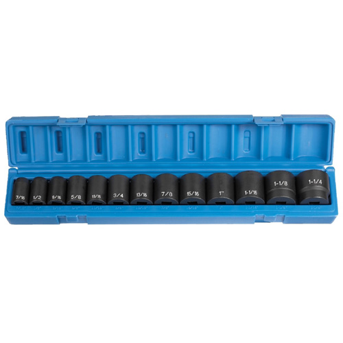 Grey Pneumatic 1312 1/2" Impact Socket Set