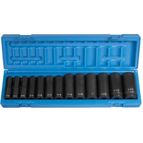 Grey Pneumatic 1312D Fractional Socket Set