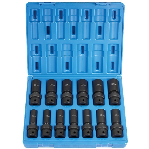 Gray pneumatic impact discount socket set