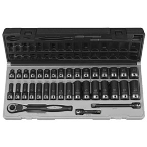 Grey Pneumatic 81635MRD 3/8 Drive 6 Pt 35 Pc Duo-Socket Set