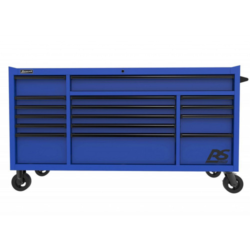 Homak BL04072160 72 Inch Rs Pro 16 Drawer Roller Cabinet, Blue