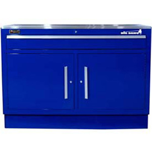 Homak Bl04014602 46 Inch 1 Drawer Base Unit W 2 Doors Blue