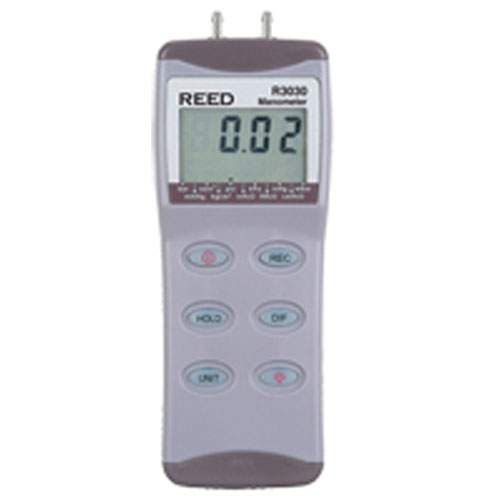 REED Instruments R3100 Digital Manometer