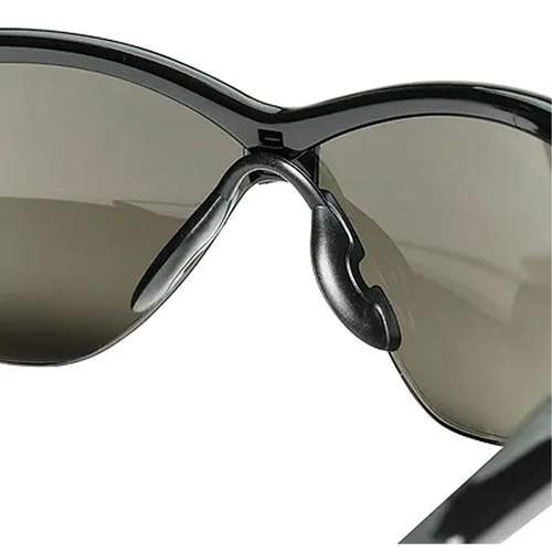 JACKSON SAFETY 50006 Safety Glasses with Black Frame and Smoke Lens