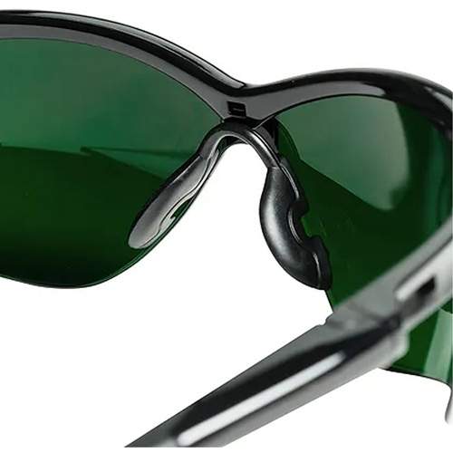 JACKSON SAFETY 50010 Safety Glasses with Black Frame and IR 5.0 Lens