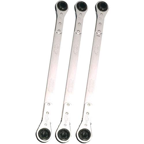 Kastar Hand Tools 5344 3-Pc Universal Ratcheting Serpentine Belt Wrench Set