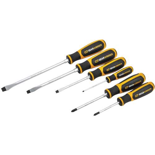 GearWrench KDT-80050H Phillips&reg;/Slotted Dual Material Screwdriver Set