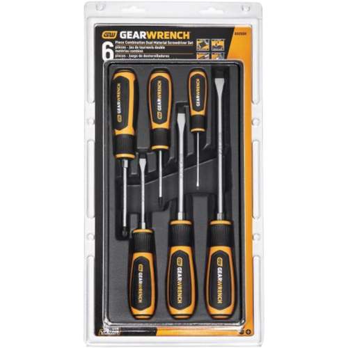 GearWrench KDT-80050H Phillips&reg;/Slotted Dual Material Screwdriver Set