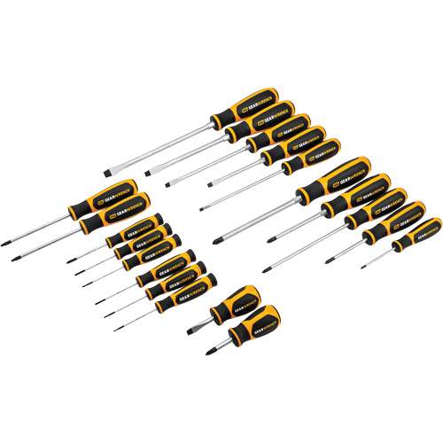 GearWrench 80066H Phillips&reg;, Slotted, Torx&reg; Dual Material Screwdriver Set