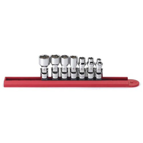 GearWrench 80310D 1/4 Inch Dr 7 Pc 6 Pt Fractional Flex Socket Set