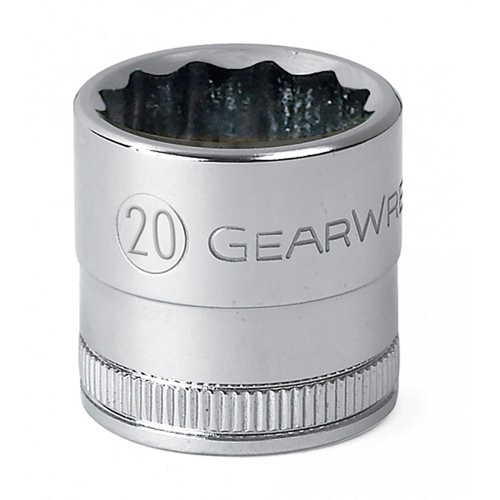 GearWrench 80756 1/2 Drive 12 Point Standard Metric Socket 21mm