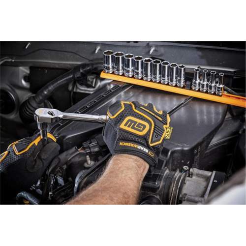 GearWrench KDT-81206XP 1/4", 3/8" &amp; 1/2" Drive 120XP Full Polish Teardrop Ratchet Set