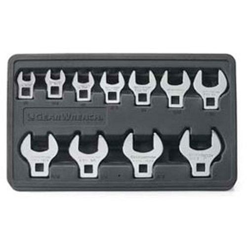 GearWrench 81908 11 Pc SAE Crowsfoot Wrench Set