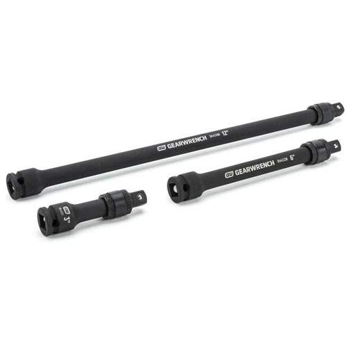 GearWrench 84927N 3 Pc. 3/8" Drive Impact Locking Extension Set