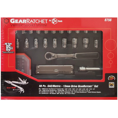 GearRatchet 56pc Set #8756 Sae/Met 13mmDr