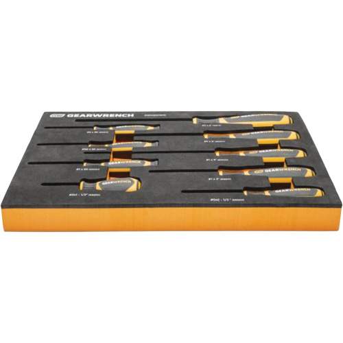 GearWrench KDT-GWMSSCRPH Phillips&reg; Dual Material Screwdriver Set in Foam Storage Tray