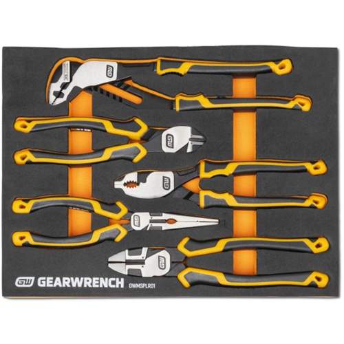 GearWrench MEGAMOD194 MEGAMOD Mechanics Tool Set in Modular Foam Trays with Storage Unit