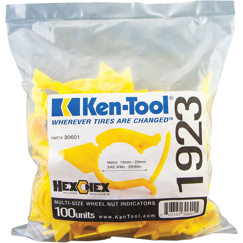 Ken-Tool 30601 HexChex Multi-Size Loose Wheel Nut Indicator