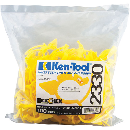 Ken-Tool 30602 HexChex Multi-Size Loose Wheel Nut Indicator