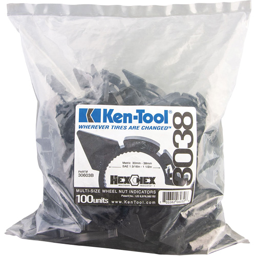 Ken-Tool 30603B HexChex Multi-Size Loose Wheel Nut Indicator