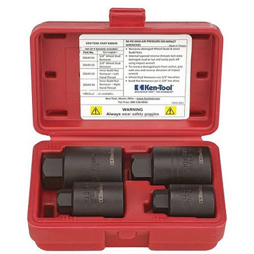 Ken-Tool 30649 Heavy-Duty Wheel Stud Remover Set