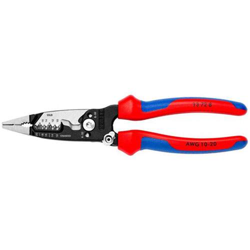 Knipex 13728 8 Inch Forged Wire Stripper, 10-20 Awg