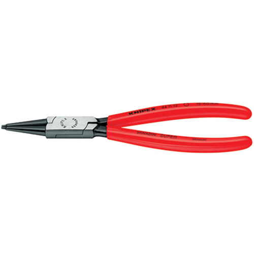 Knipex 4411J2 7 Inch Circlip Pliers, Straight Tip For Internal Bore Circli