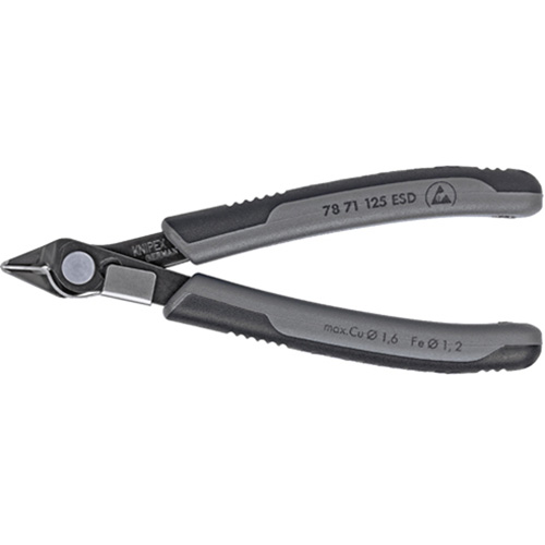 Knipex 7871125ESD 5 Inch Electronic Super Knips W/Lead Catcher