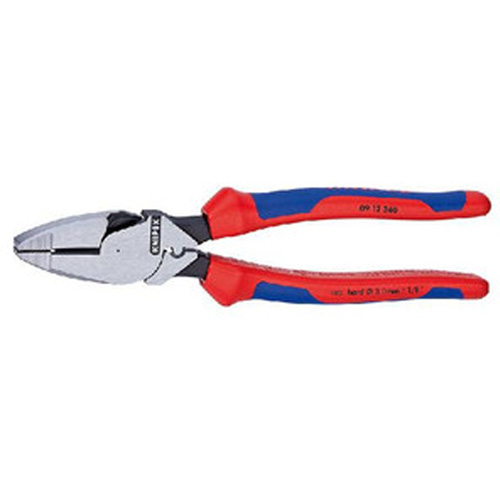 Knipex 912240 9.5 INCH LINEMAN'S PLIERS WITH FISH TAPE PULLER Tool