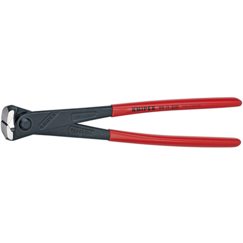 Knipex 9911250 9 3/4 Inch High Leverage Concrete Nippers - Coated Grips