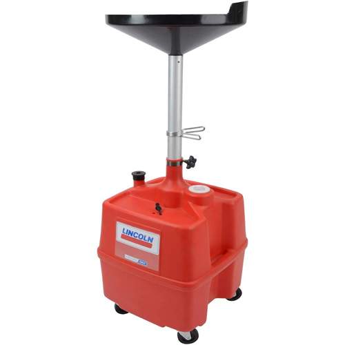 Lincoln Industrial 3518 Oil Drain, Plastic, 18 Gal. Capacity