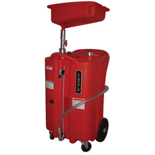 Lincoln Industrial 3624 Pressurized Waste Fluid Drain, 26 Gal., Plastic