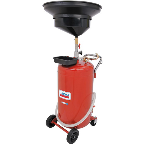 Lincoln Industrial 3635 Waste Fluid Drain, 25 Gal. Capacity, Steel Tank