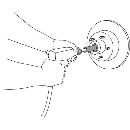 Lisle 12800 Pneumatic Bearing Race &amp; Seal Driver Set, 11 Drivers