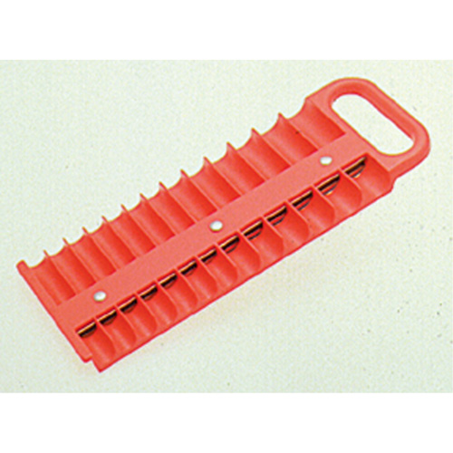 Lisle 40120 1/4" Magnetic Socket Holder, Red