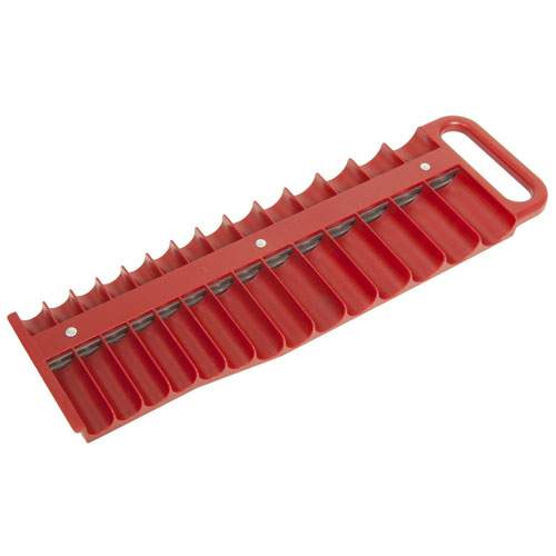 Lisle 40200 3/8 Inch Magnetic Socket Holders - Red