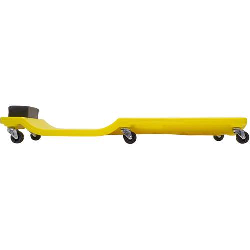 Lisle 93102 Creeper, Low Profile, Plastic, Yellow