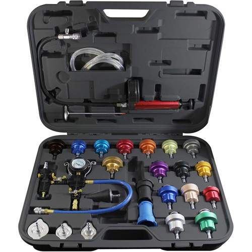 Mastercool 43301-A 27-Piece Master Radiator Pressure Test Kit